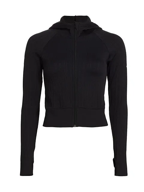 Alo Yoga
 Cable-Knit Cropped Fleece Jacket