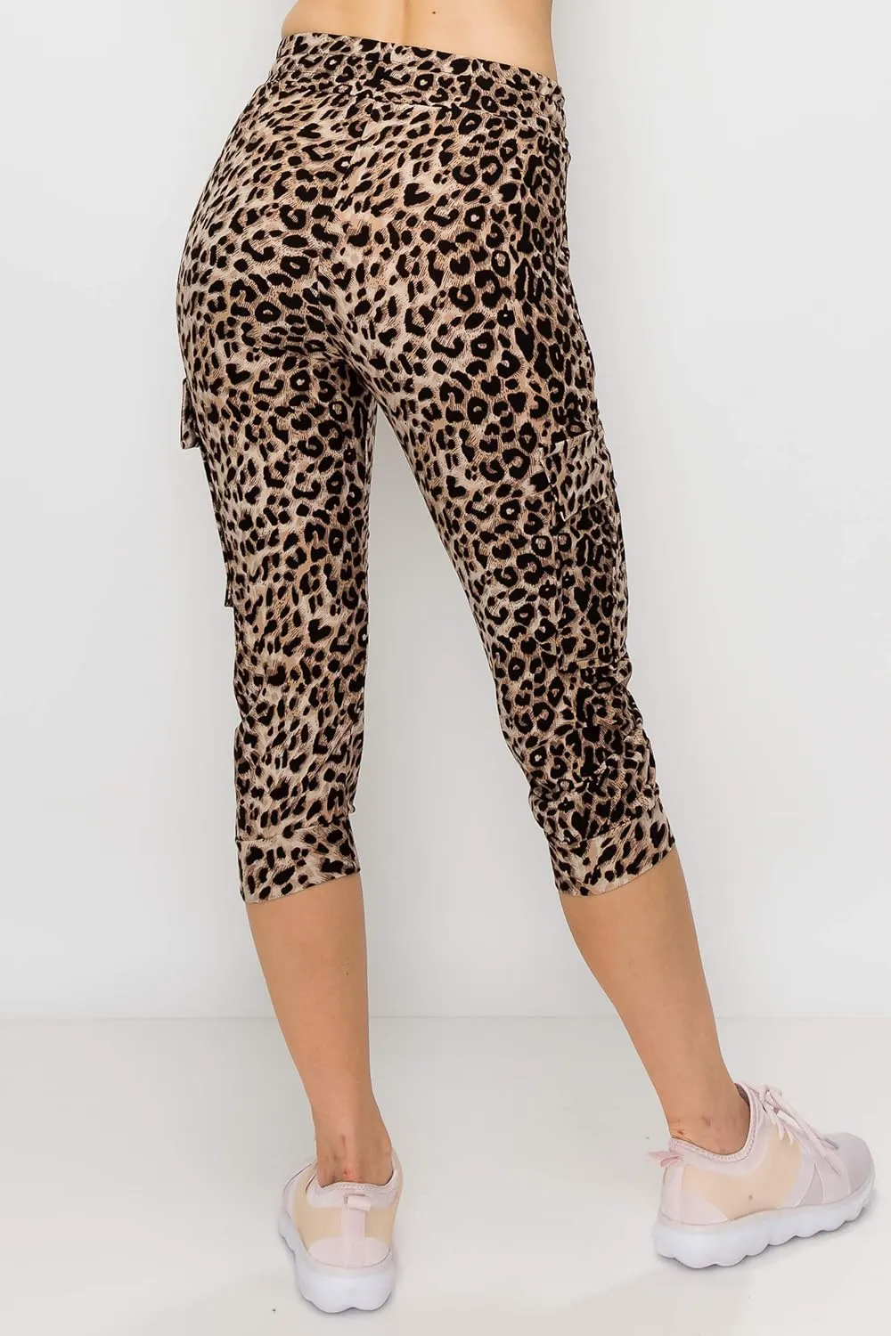 ALWAYS Capri Cargo Jogger Pants for Women - Super Soft Casual Drawstrings Track Cuff Bottoms