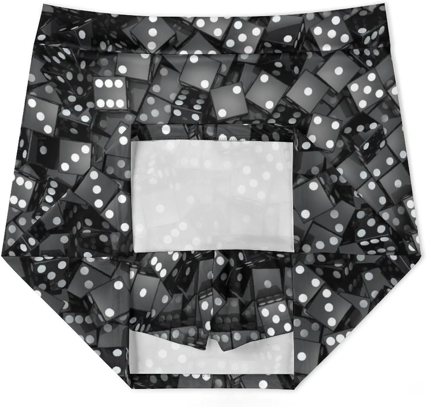 Black Dice Women's Mini Tennis Skirt with Shorts Underneath Athletic Workout Cute Skorts