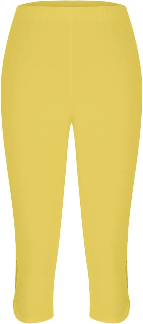 Capri Leggings for Women 2025 Summer Stretch Plus Size High Waisted Soft Casual Workout Yoga Pants with Pockets