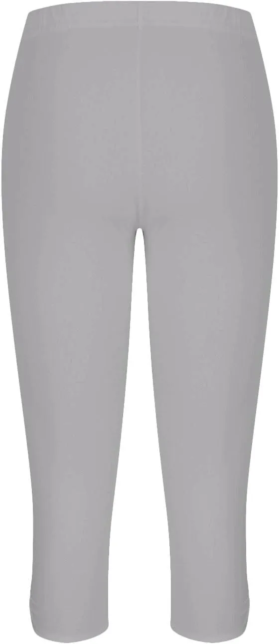 Capri Leggings for Women 2025 Summer Stretch Plus Size High Waisted Soft Casual Workout Yoga Pants with Pockets