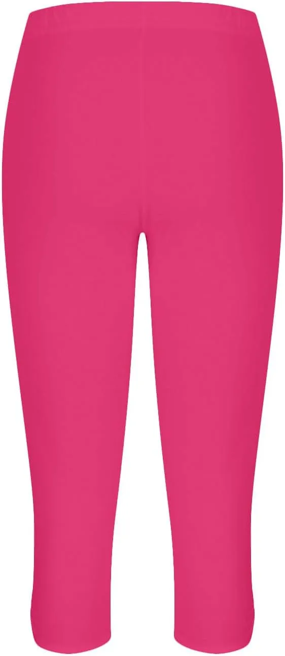 Capri Leggings for Women 2025 Summer Stretch Plus Size High Waisted Soft Casual Workout Yoga Pants with Pockets
