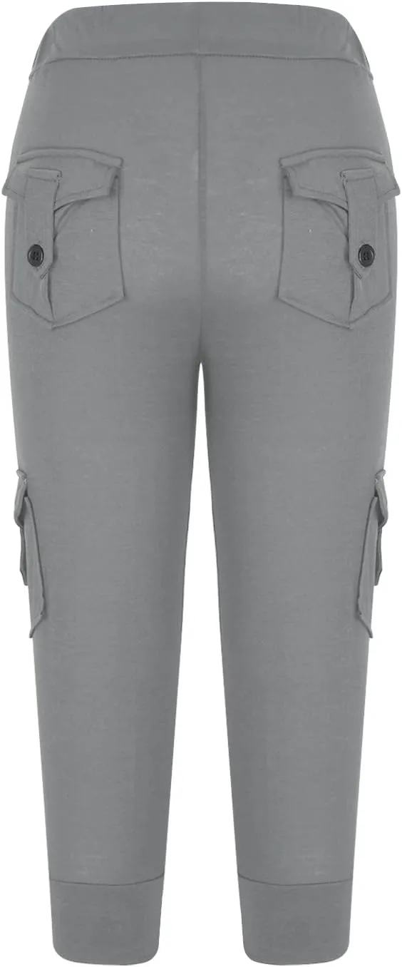 Capri Yoga Legging for Women 2024 Casual Summer Workout Athletic Capri Yoga Pants High Waist Stretch Cropped Trousers