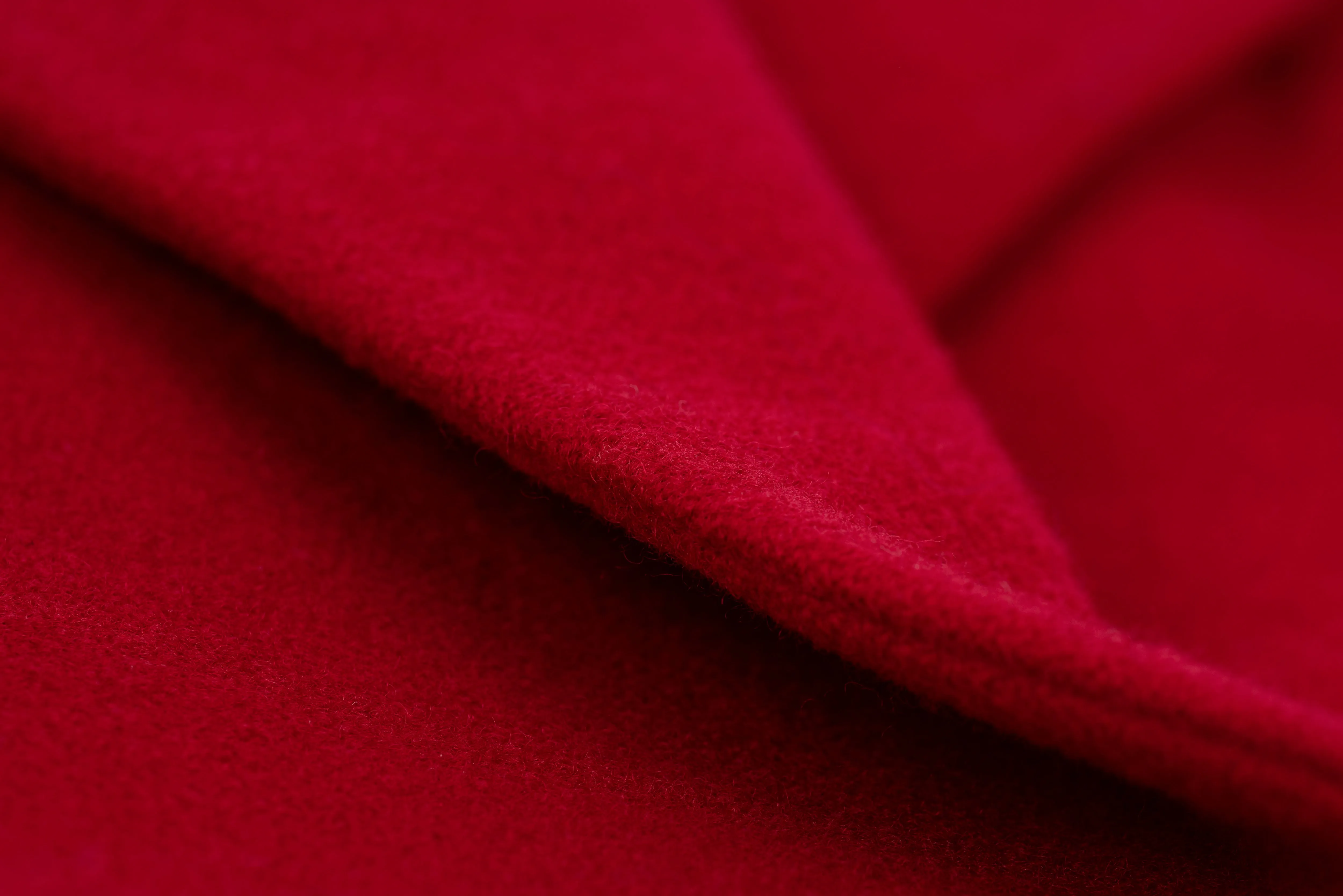 Cashmere Blend Red Wool Double Breasted Blazer With Gold Buttons, S