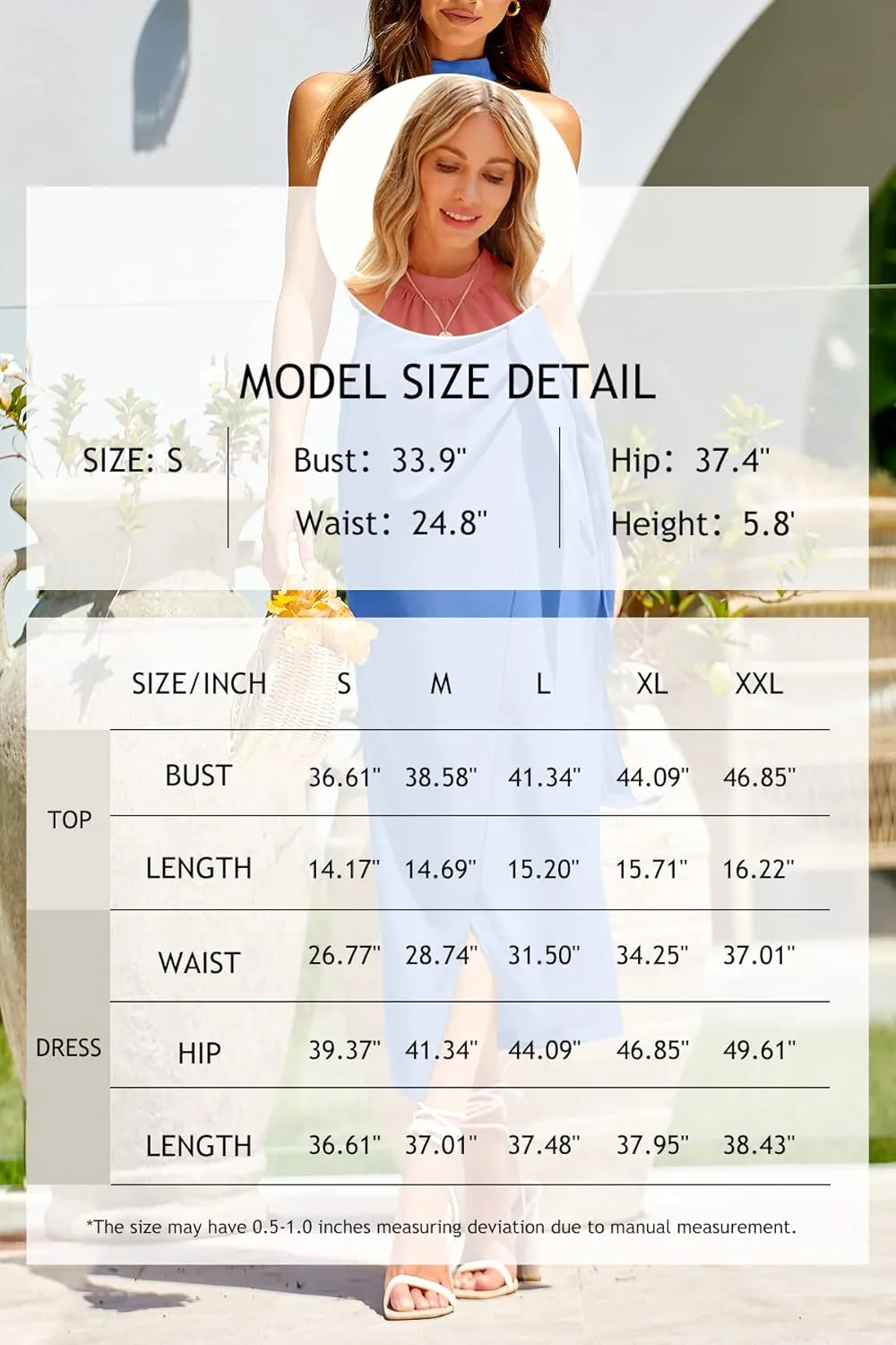 CFLONGE Women's 2 Piece Outfits Casual Sleeveless Halter Crop Top and Draped Ruched Skirt Solid Set for Cocktail Party