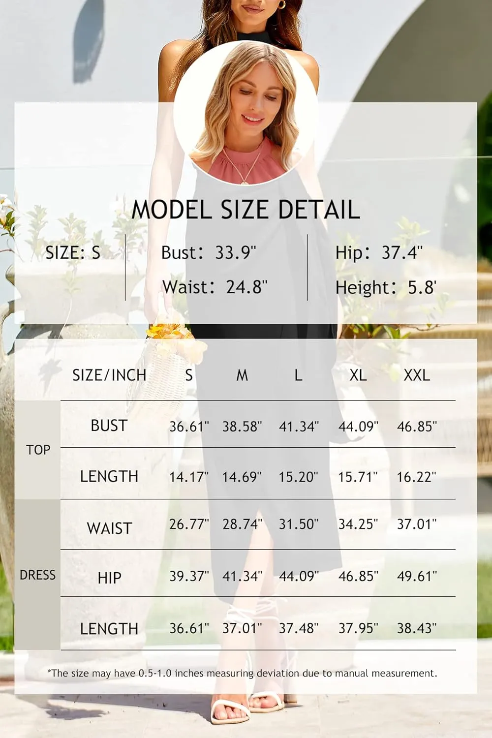 CFLONGE Women's 2 Piece Outfits Casual Sleeveless Halter Crop Top and Draped Ruched Skirt Solid Set for Cocktail Party