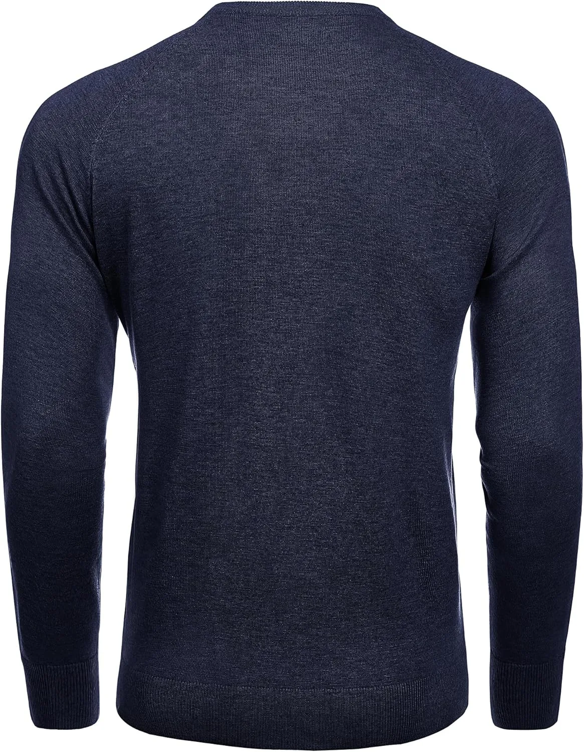 COOFANDY Men's Crewneck Sweater Casual Dress Pullover Sweater Slim Fit Lightweight Long Sleeve Raglan Sweaters