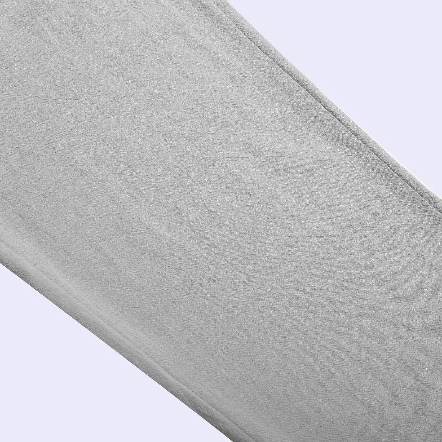 Cotton Linen Pants for Women Summer Casual Capri Pants Waist Elastic Comfy Loose Women's Palazzo Trousers with Pockets