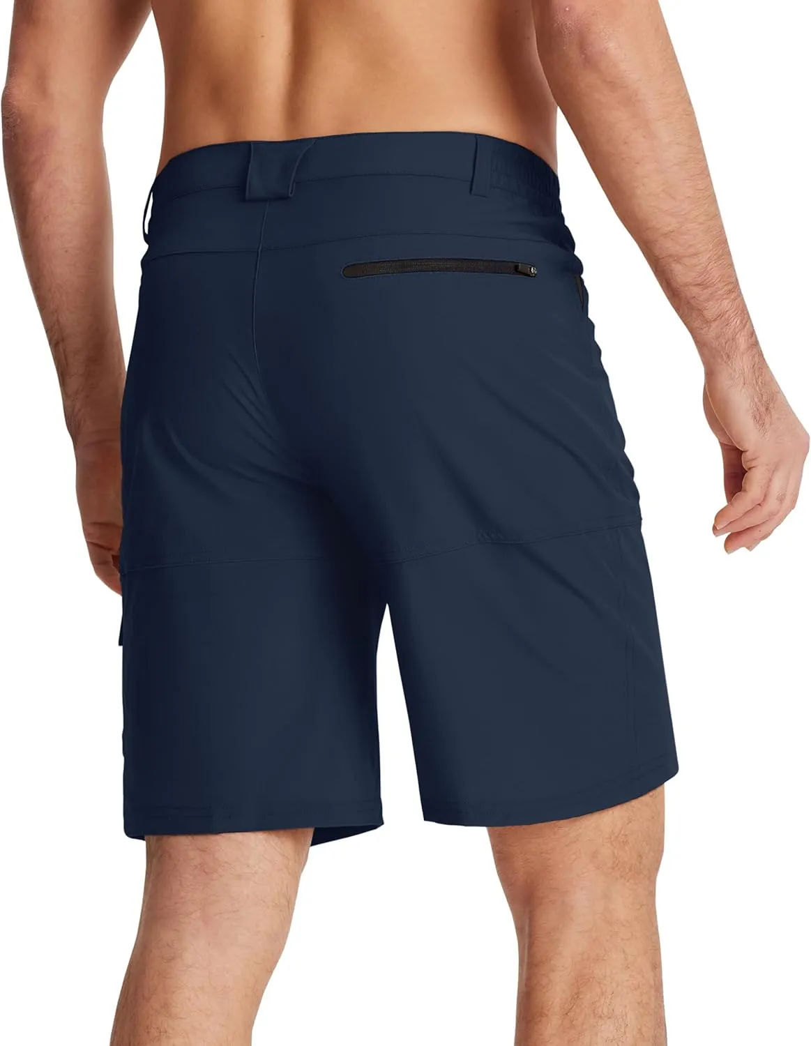 EKLENTSON Mens Outdoor Hiking Shorts Lightweight Quick Dry Casual Cargo Shorts Water Resistant with Pockets 10" Inseam