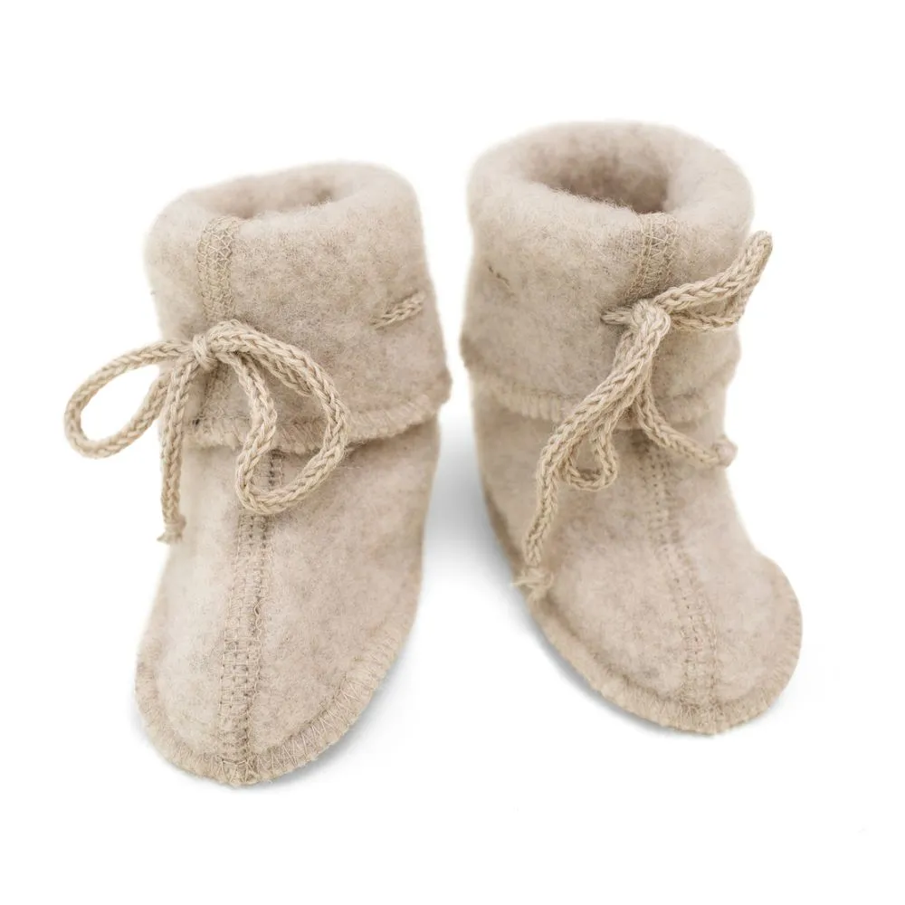 Engel Baby Booties With Ribbon