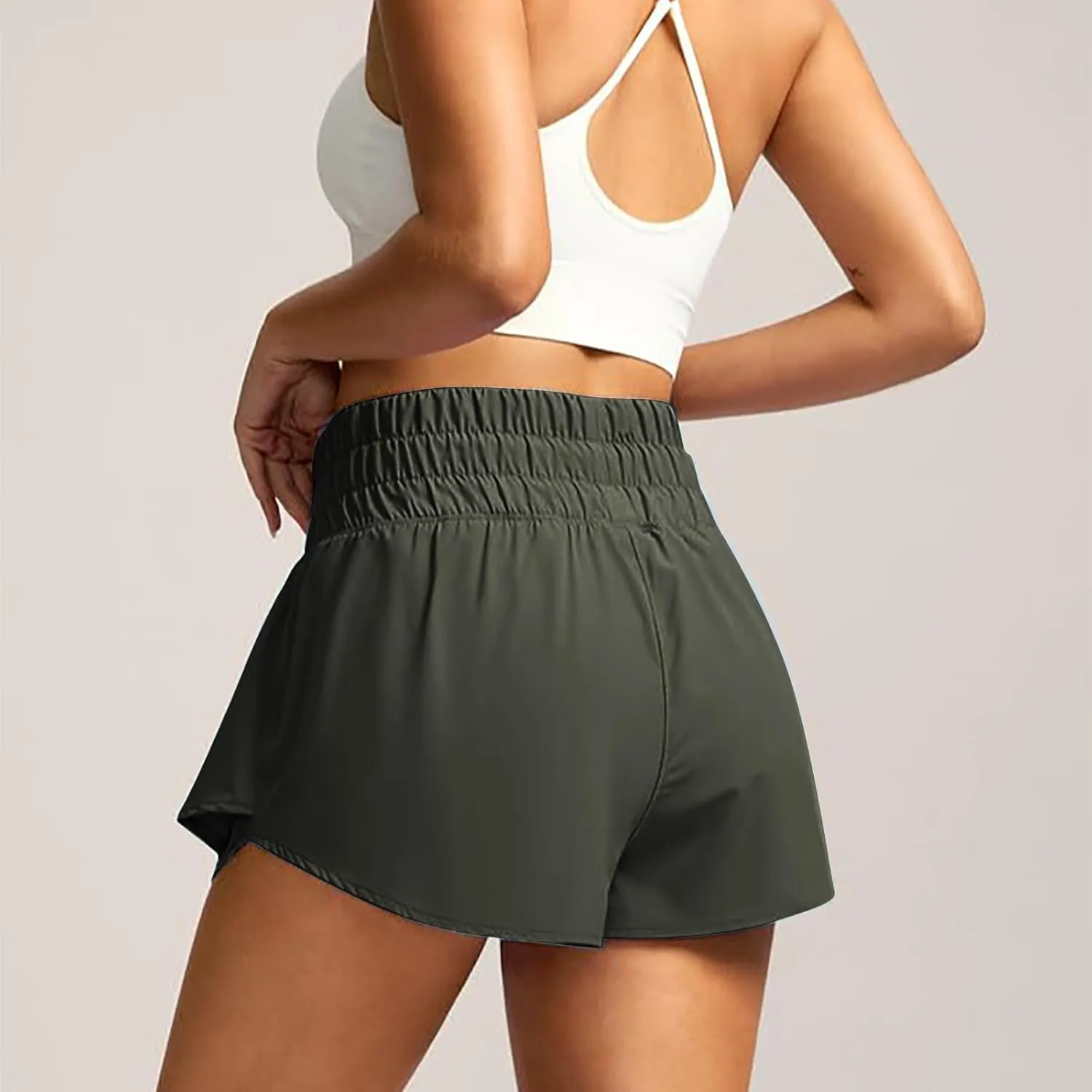 Flowy Athletic Shorts for Women Quick Dry Skort Skirt Pleated Tennis Skirt High Waisted Athletic Golf Skorts Skirts