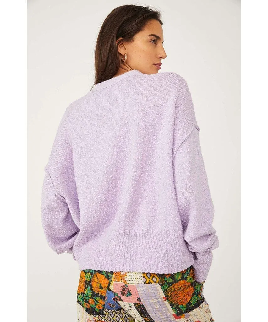 Found My Friend Cardigan Frozen Grape