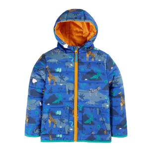 Frugi Reversible Toasty Trail Jacket Safari Camo