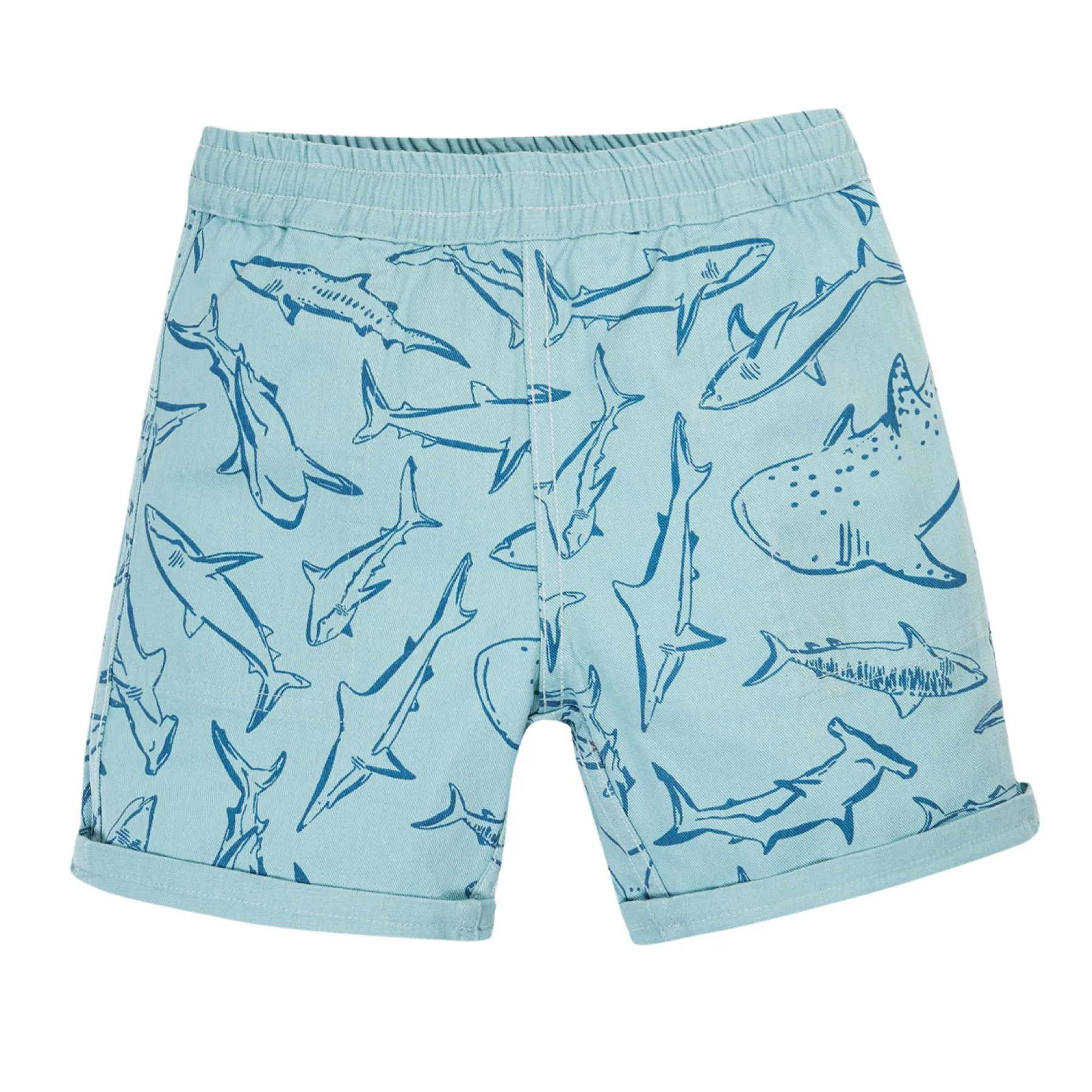 Frugi Rocky Reversible Shorts Stingray / Jawsome