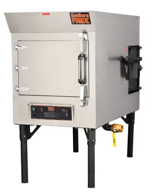 GasFired WoodBurning Rotisserie Smoker (120V)
