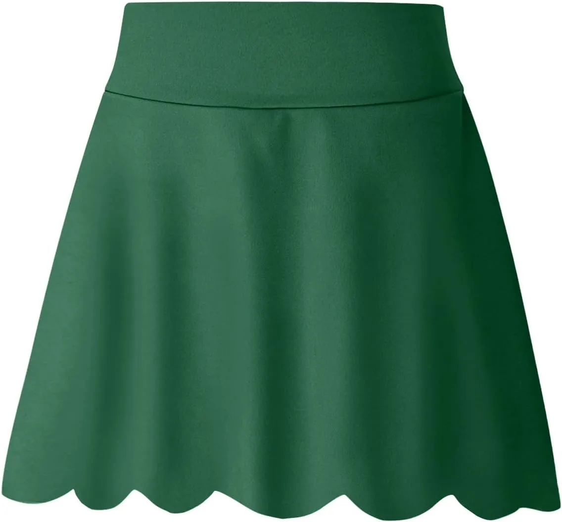 Girls Butterfly Shorts Y2K Trendy Flowy Shorts with Liner Summer Preppy 2 in 1 Tennis Skirts Athletic Workout Skorts