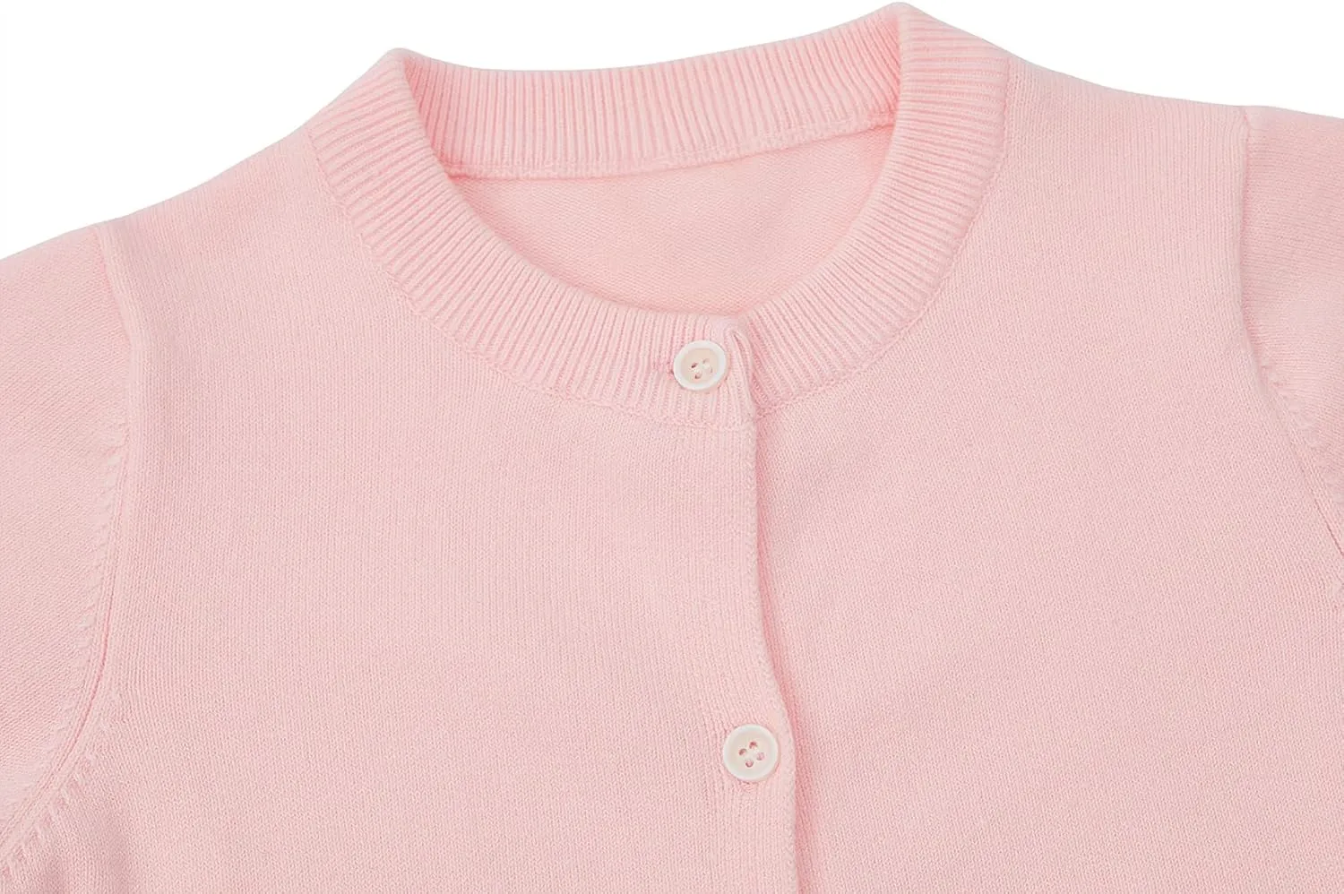 Girls' Cardigan Toddler Long Sleeve Sweater School Uniforms Sweater Button Up Knit Jacket Outwear