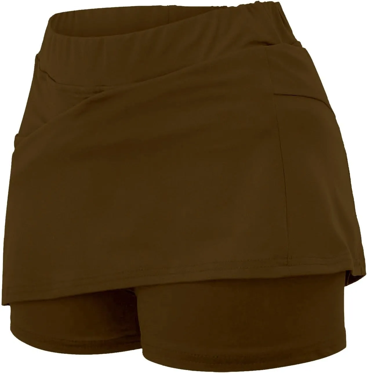 Golf Skirts for Women 18 inch Short Black Short Skirt for Women with Slit Volleyball Spandex Shorts Women high Waisted