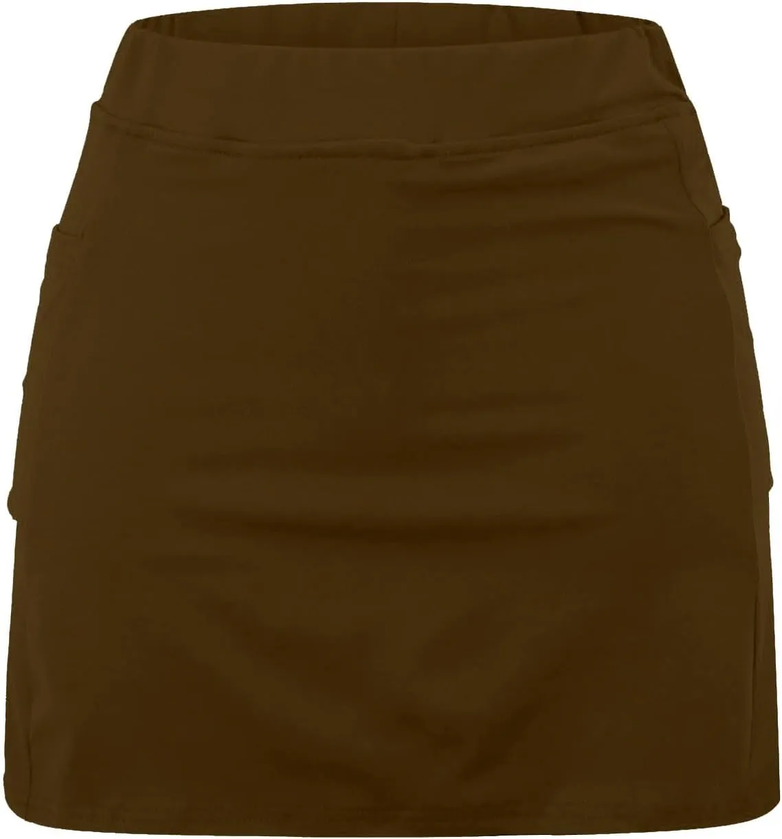 Golf Skirts for Women 18 inch Short Black Short Skirt for Women with Slit Volleyball Spandex Shorts Women high Waisted