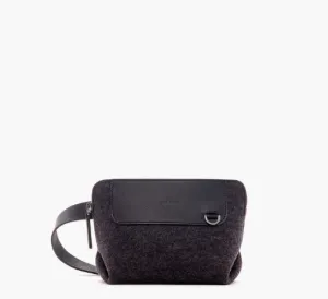 Graf Lantz - Bedford Merino Wool Felt Belt Bag in Charcoal