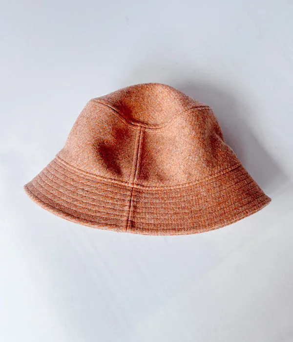 INTERIM/HEAVY WOOL CASHMERE TRICOTINE BUCKET HAT