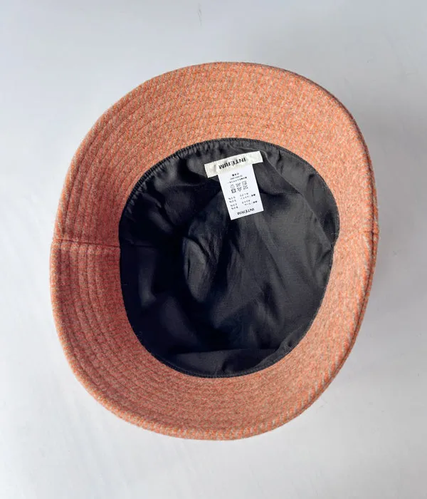 INTERIM/HEAVY WOOL CASHMERE TRICOTINE BUCKET HAT