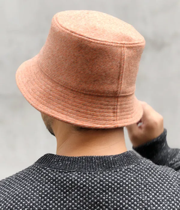 INTERIM/HEAVY WOOL CASHMERE TRICOTINE BUCKET HAT