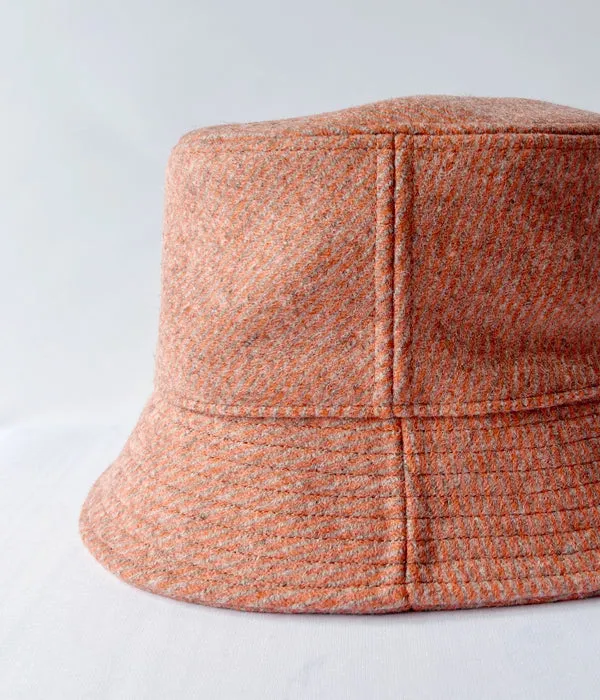INTERIM/HEAVY WOOL CASHMERE TRICOTINE BUCKET HAT