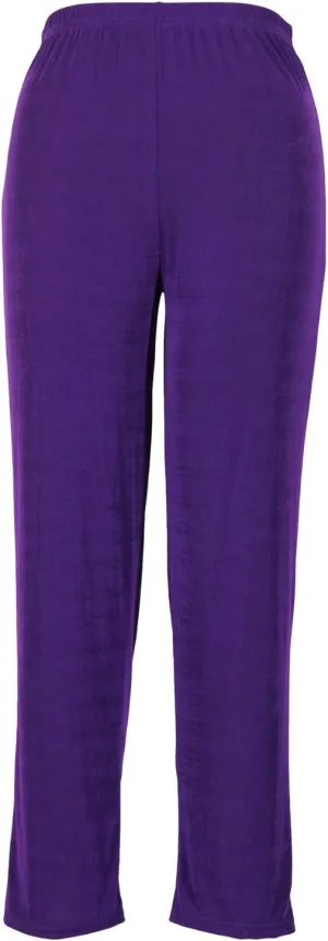 Jostar Women's Elastic Waist Pants  Plus Size Pull On Stretch Basic Soft Casual Trouser