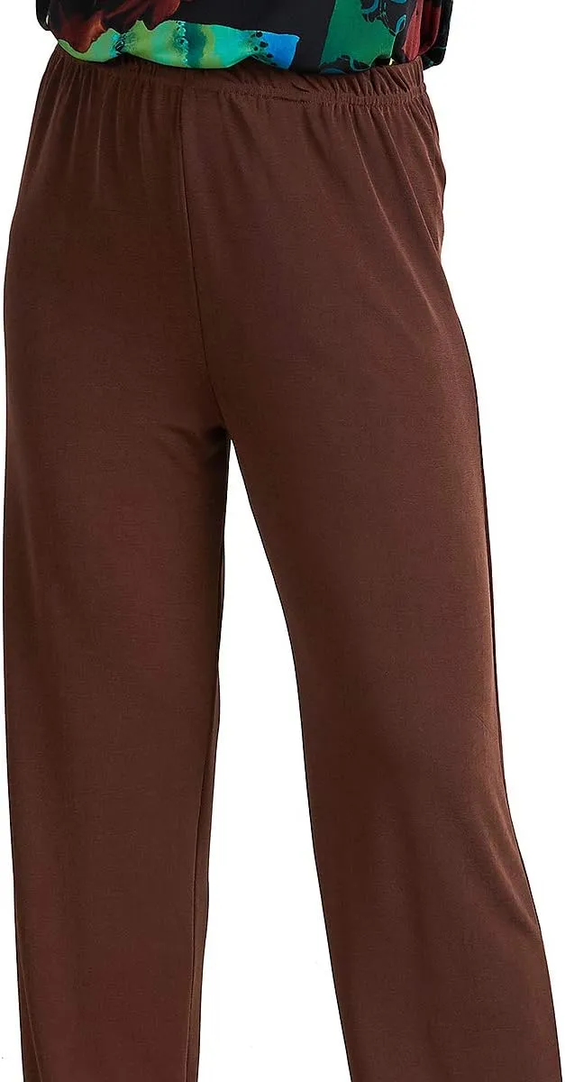 Jostar Women's Elastic Waist Pants  Pull On Stretch Basic Soft Casual Trouser