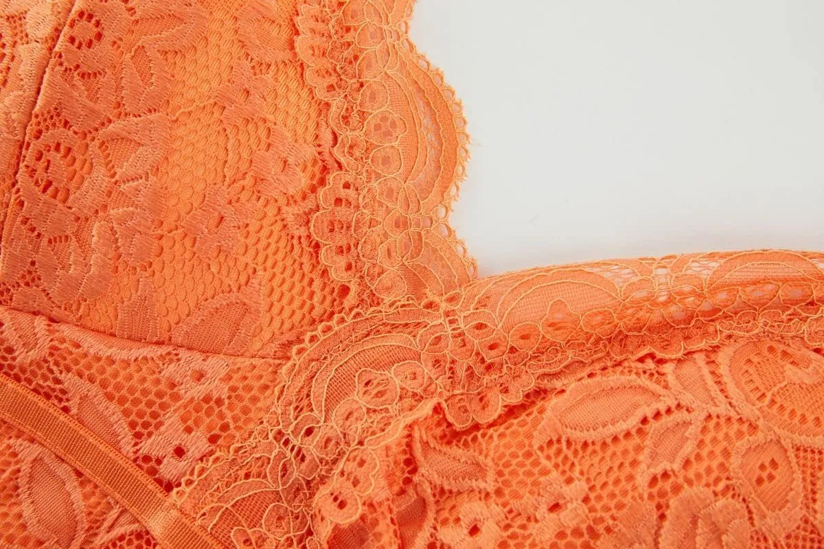 Koinshha Women's Soft Casual Lace Crochet Spaghetti Strap Cami Crop Top Camisole
