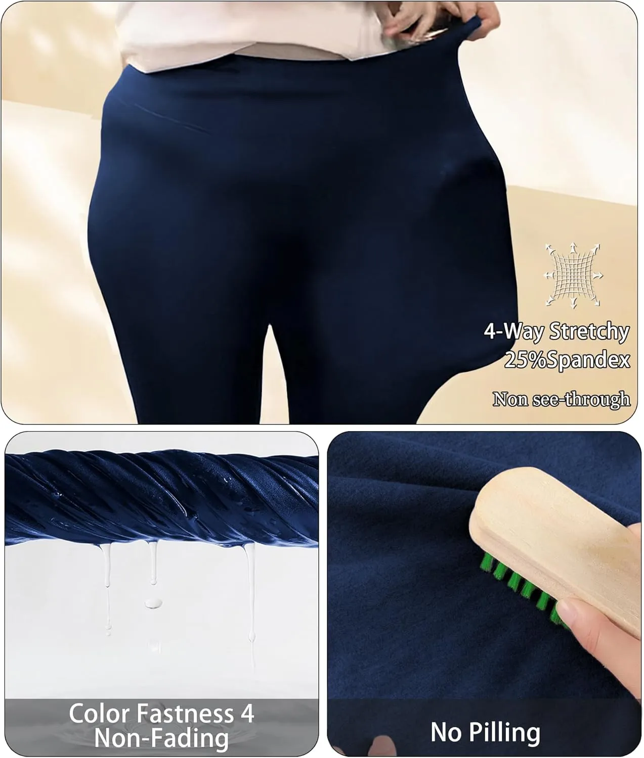 LALAGEN Women Plus Size Biker Shorts with Pockets - Tummy Control Gym Workout Running Yoga Volleyball Athletic Shorts