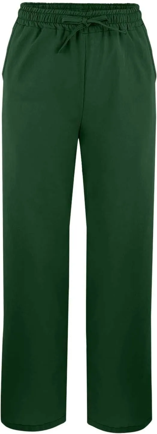 Linen Pants Women Cropped High Waisted Straight Leg Lounge Pants Lightweight Summer Split Beach Capris with Pockets