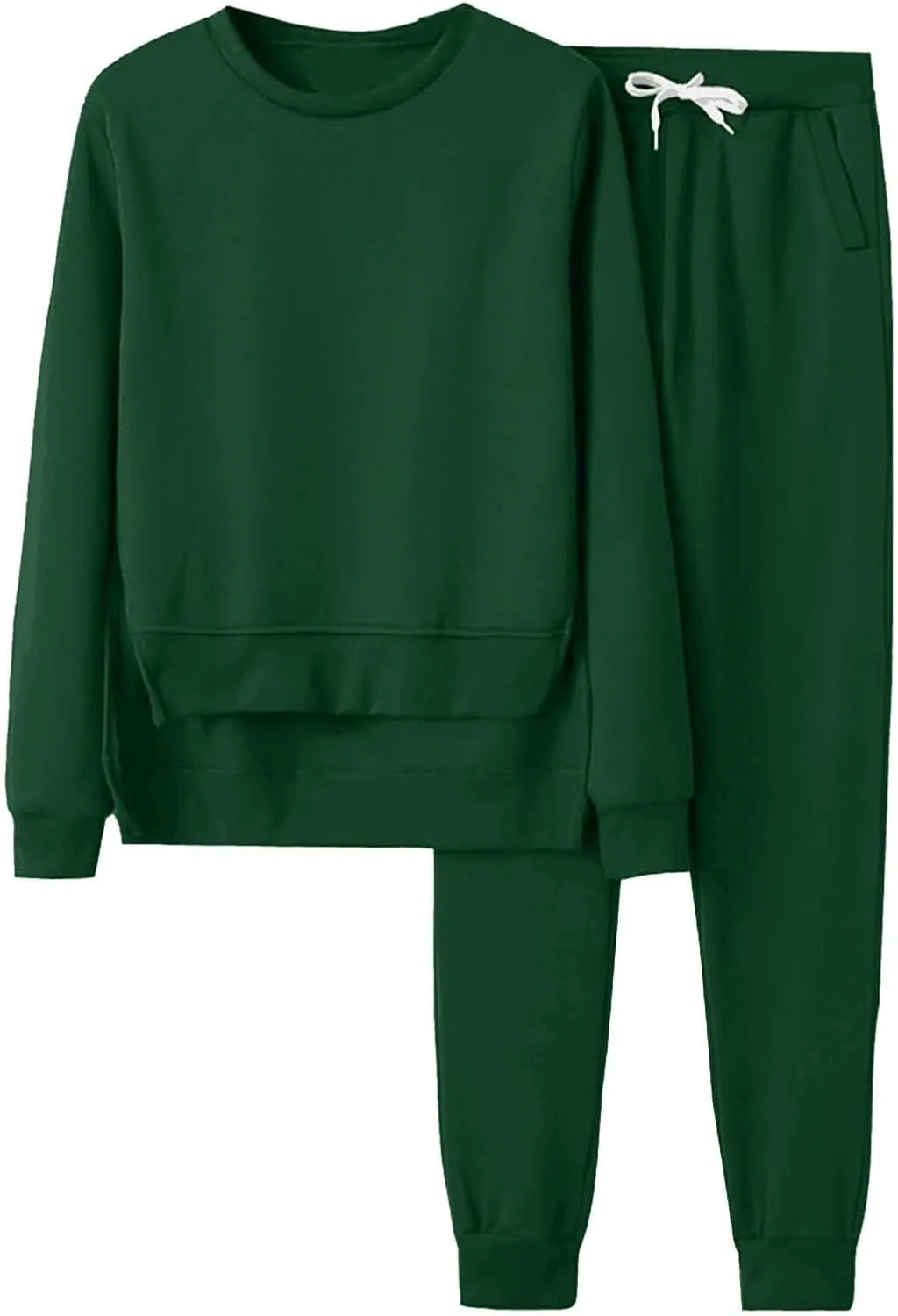 Lounge Sets for Women Two Piece Long Sleeve Crewneck Graphic Shorts Long Sleeve Tops Long Pants Tracksuits