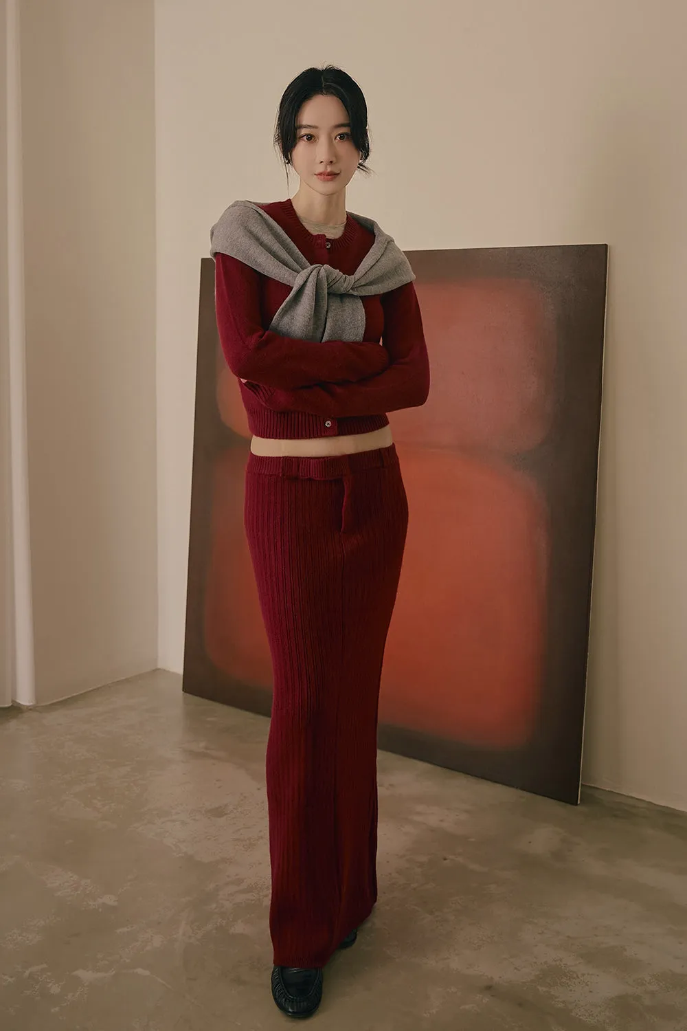 暖洋洋針織開襟外套<br>Cozy Knit Cardigan