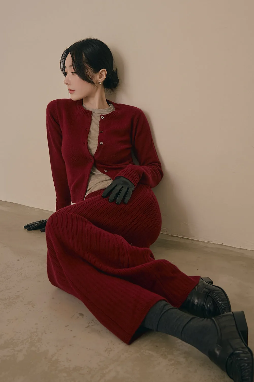 暖洋洋針織開襟外套<br>Cozy Knit Cardigan