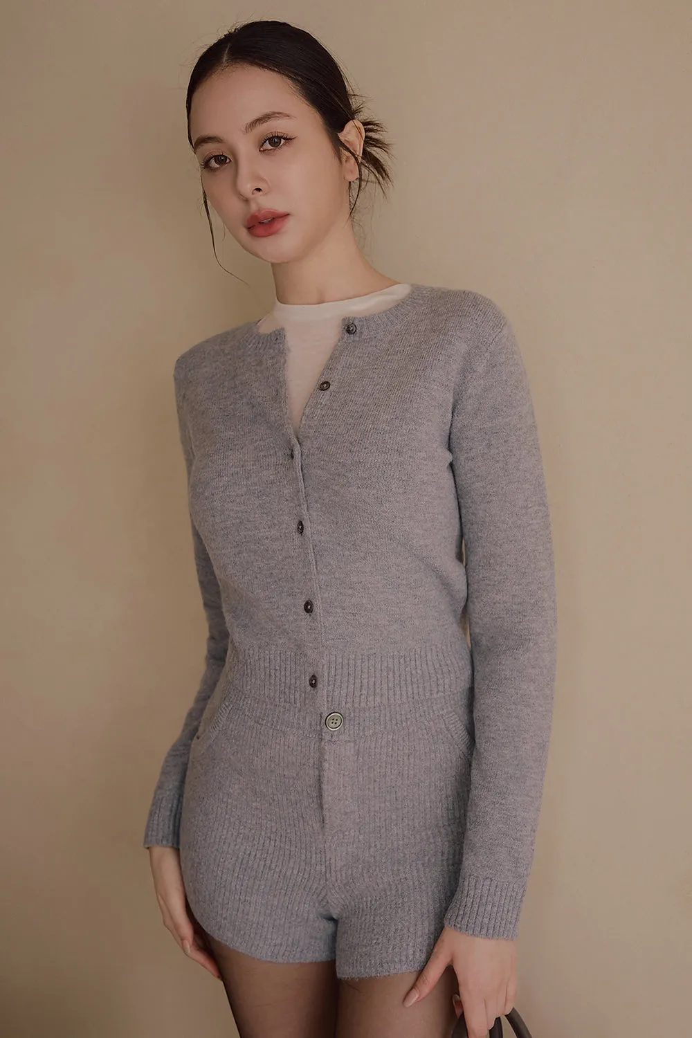 暖洋洋針織開襟外套<br>Cozy Knit Cardigan