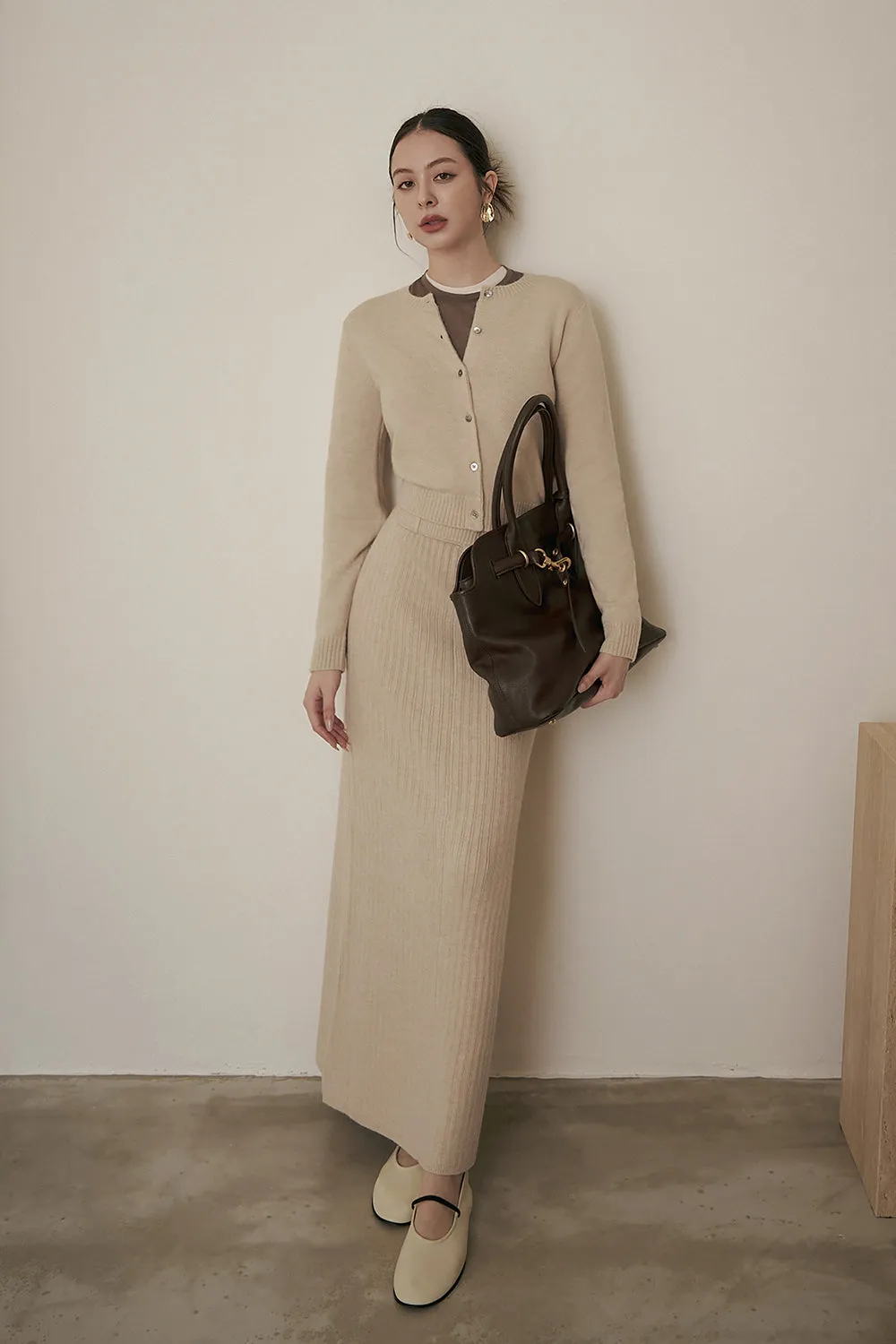 暖洋洋針織開襟外套<br>Cozy Knit Cardigan