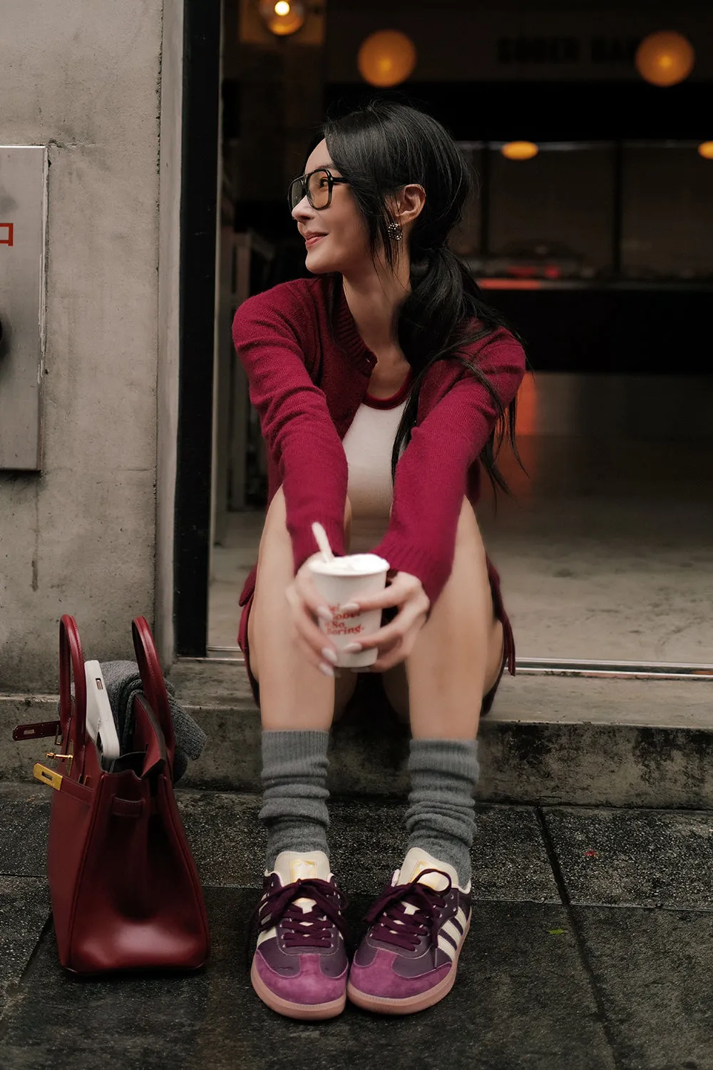 暖洋洋針織開襟外套<br>Cozy Knit Cardigan