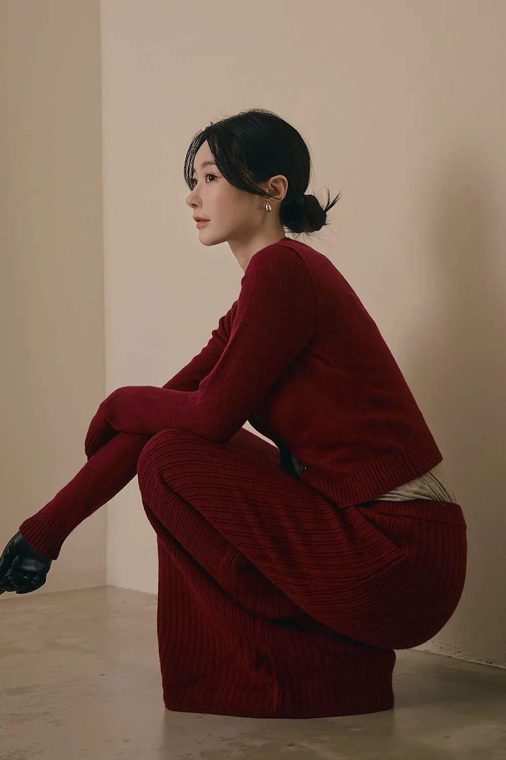 暖洋洋針織開襟外套<br>Cozy Knit Cardigan