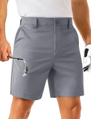 MAGCOMSEN Men's Golf Shorts 7" Quick Dry Lightweight Stretch Casual Shorts with 6 Pockets Dress Work Hiking