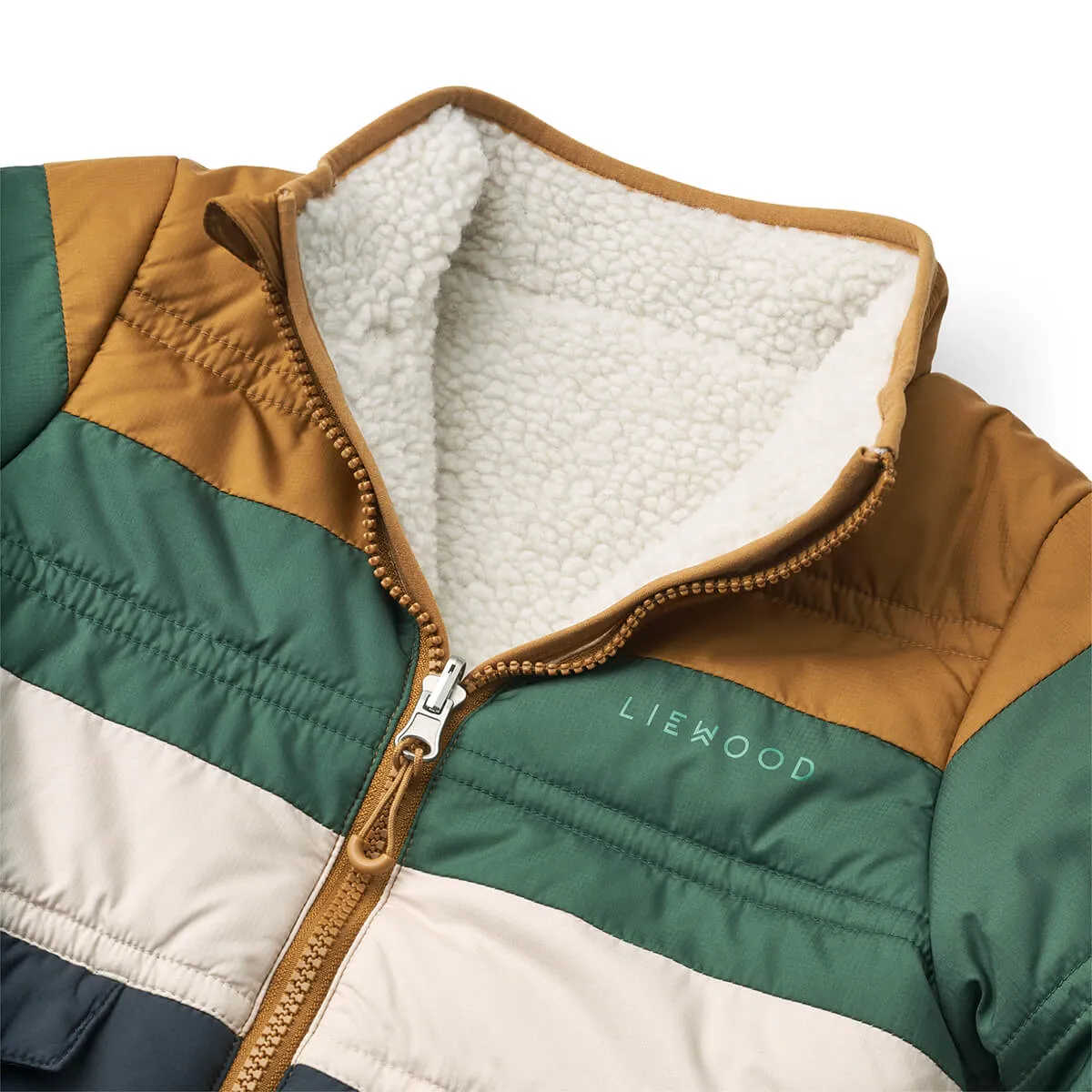 Maxson Reversible Jacket in Classic Navy Multi Mix by Liewood - Last Ones In Stock - 6-8 Years