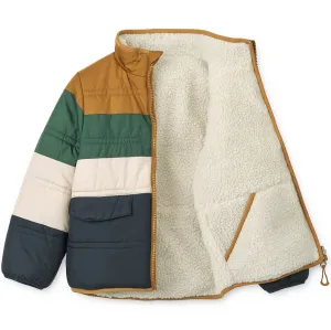 Maxson Reversible Jacket in Classic Navy Multi Mix by Liewood - Last Ones In Stock - 6-8 Years