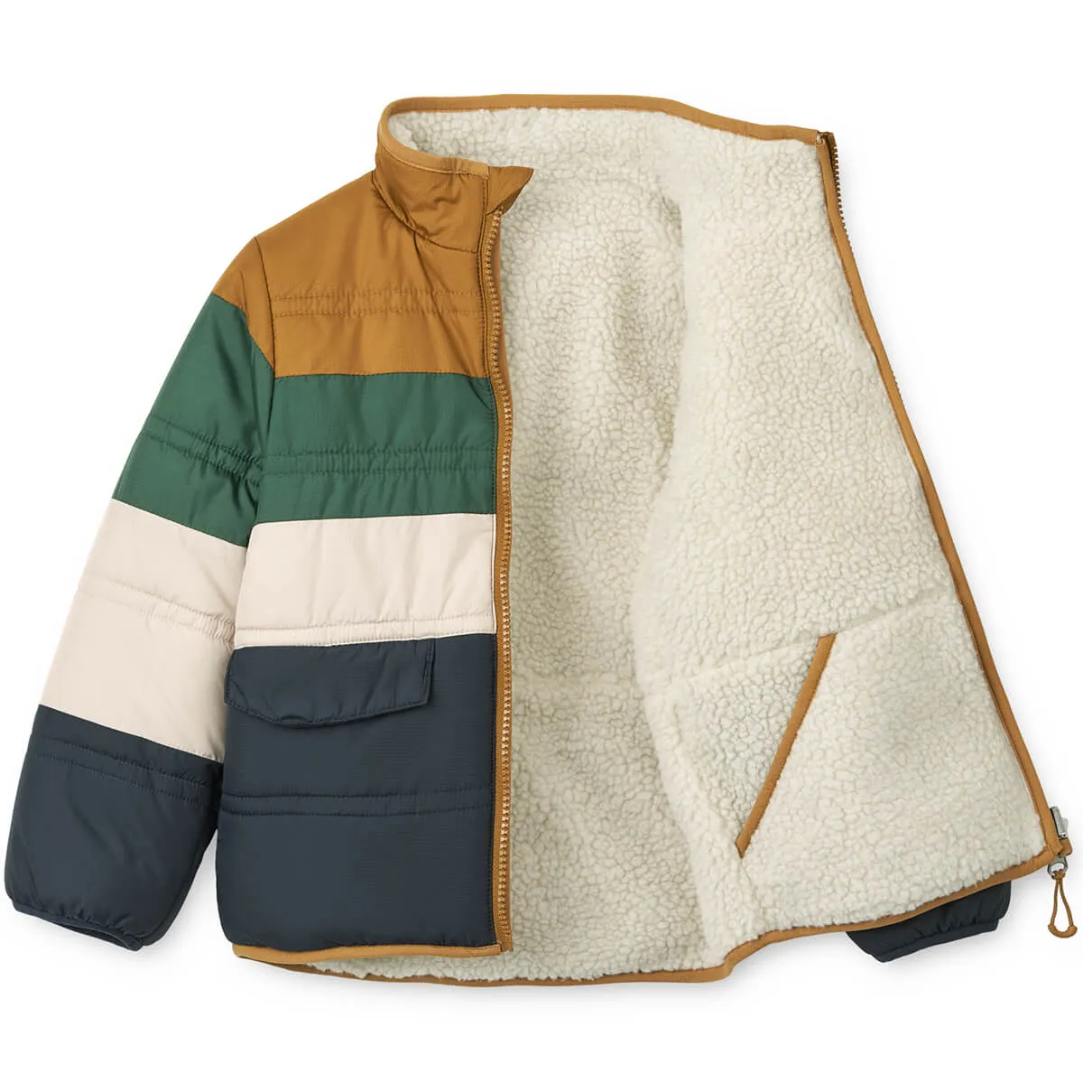 Maxson Reversible Jacket in Classic Navy Multi Mix by Liewood - Last Ones In Stock - 6-8 Years