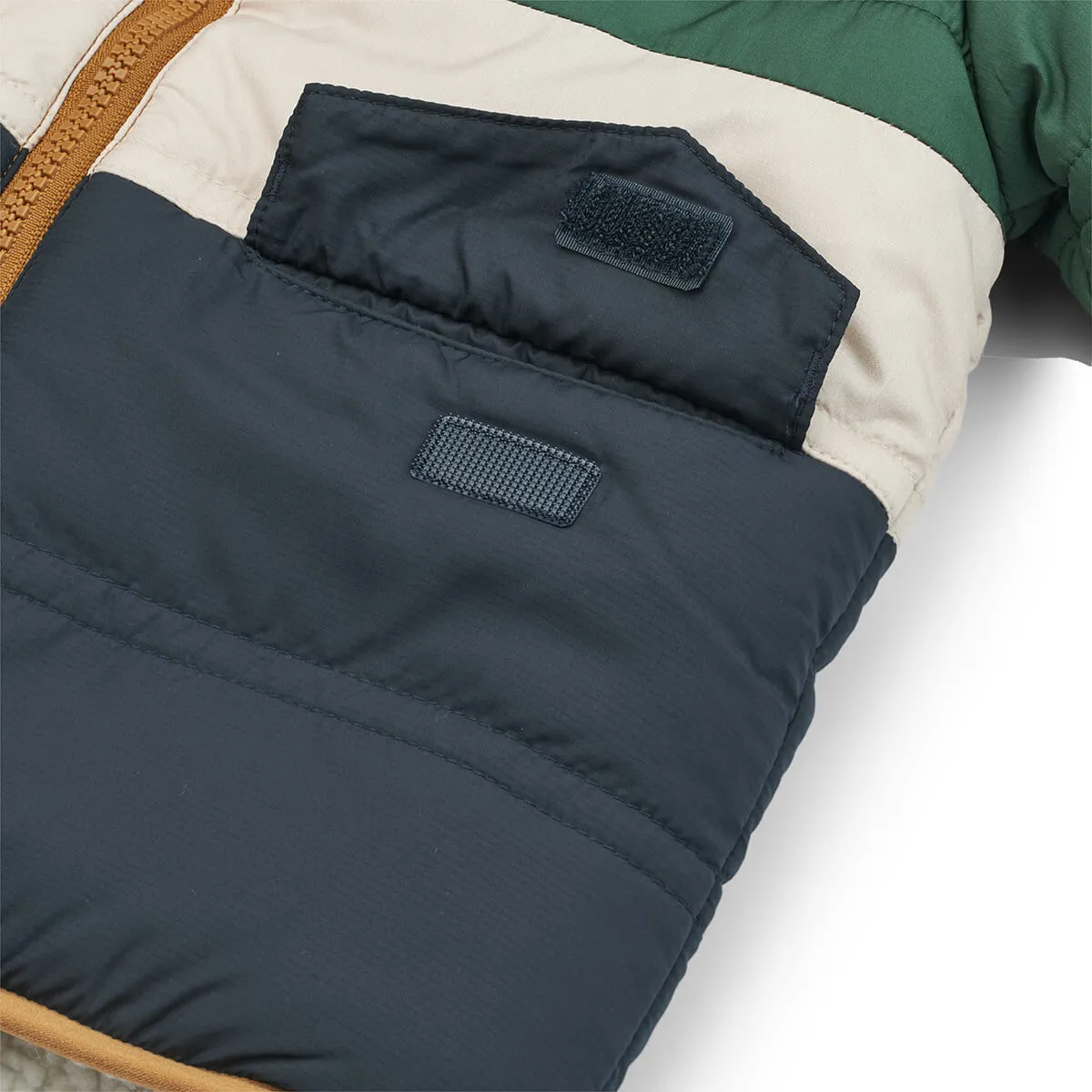 Maxson Reversible Jacket in Classic Navy Multi Mix by Liewood - Last Ones In Stock - 6-8 Years