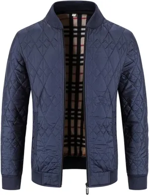 Mens Plus Velour Padded Cardigan Sweater Cotton Padded Sweater Coat Winter Casual Zip Up Jumper