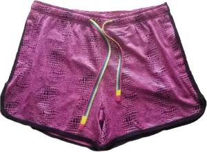 Mens Running Booty Shorts, Zippered Pockets, Rave & Party Short LGBTQ, Gay Rainbow Panda VPL 3 in Inseam Shorts