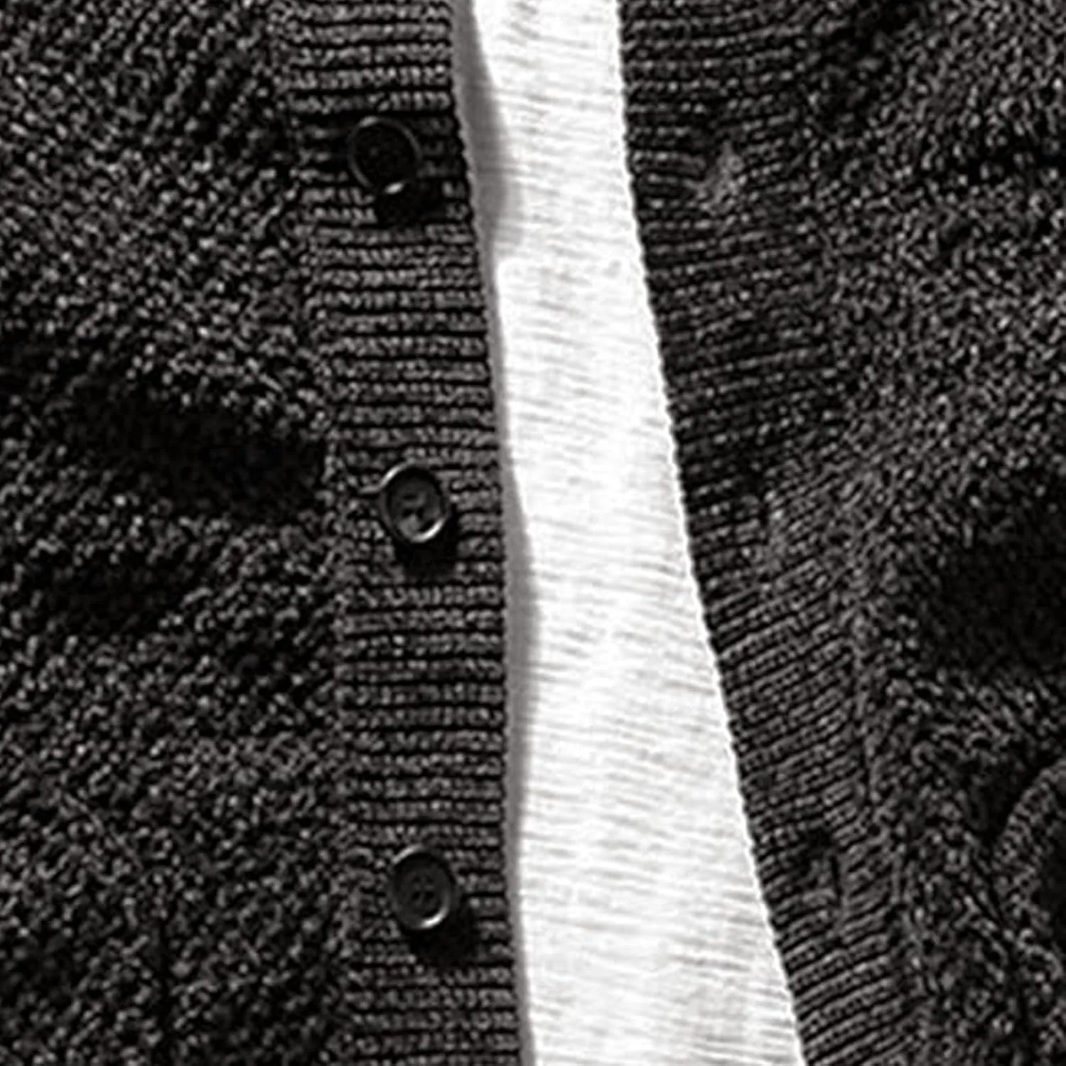 Men's Vintage Crew Neck Cardigan Sweater Long Sleeve Button Down Knitwear with Pocket Comfort Chunky Sweater Coat