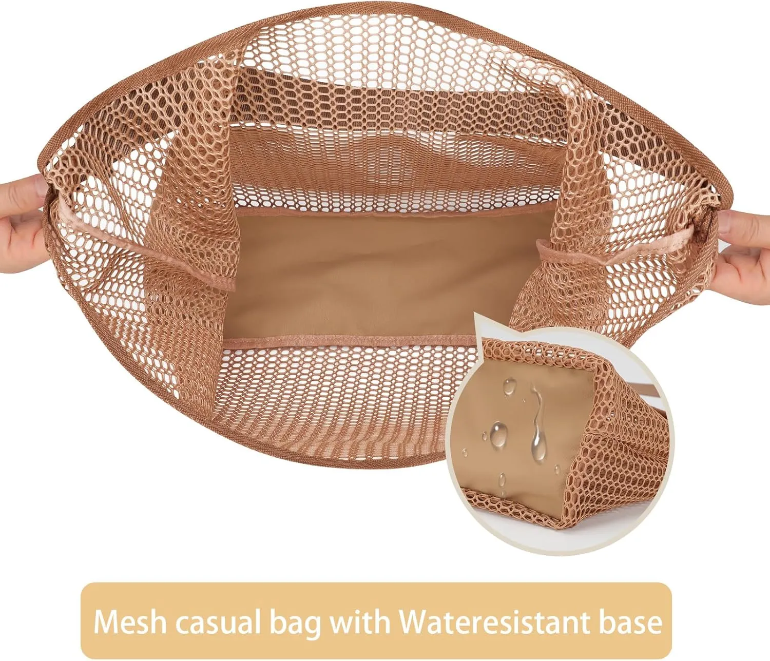 Mesh Beach Bag, Summer Beach Tote Bags for Women, Soft Casual Crochet Bags for Vacation Shopping Swimming Pools Travel