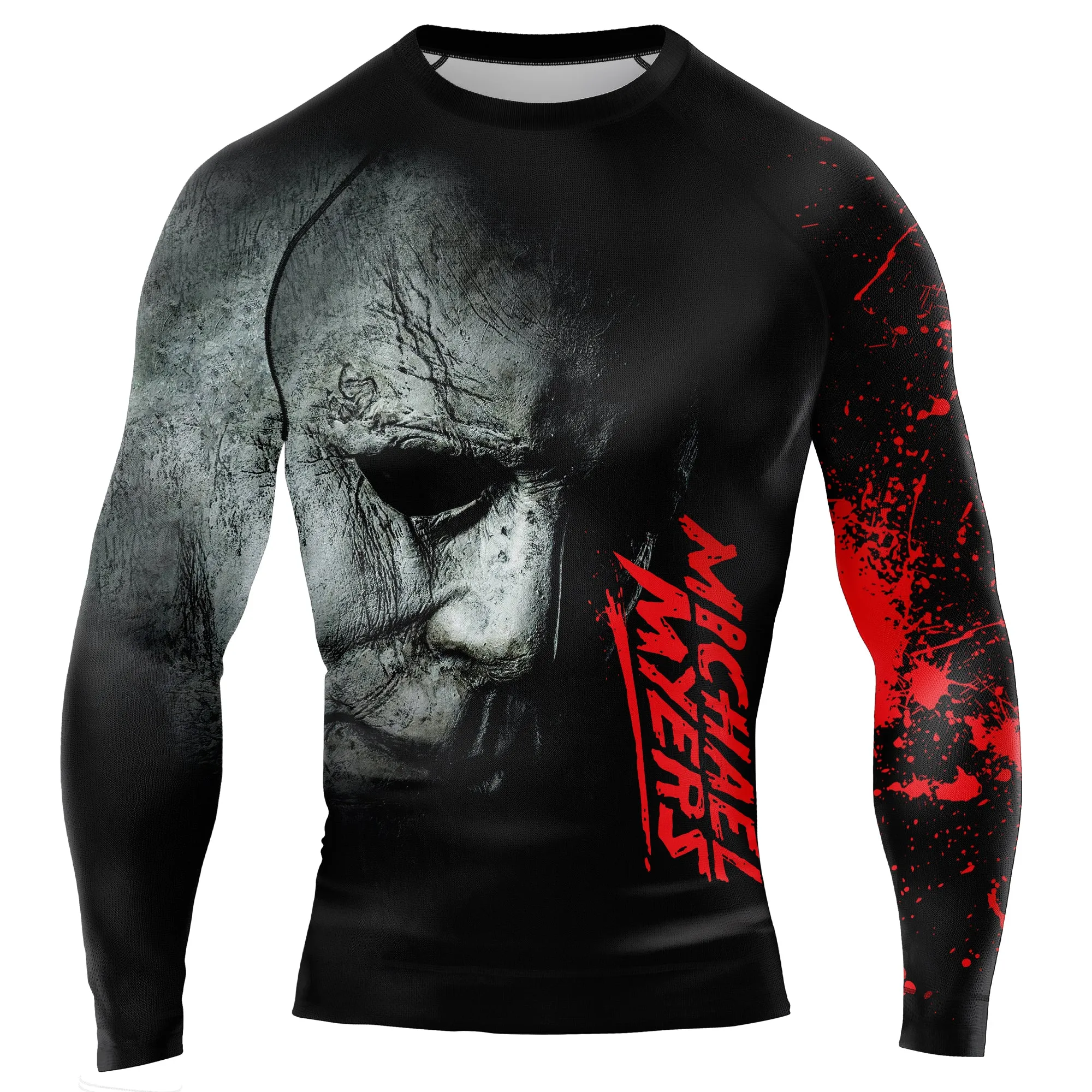 Michael Myers in Halloween Men's Long Sleeve Rash Guard